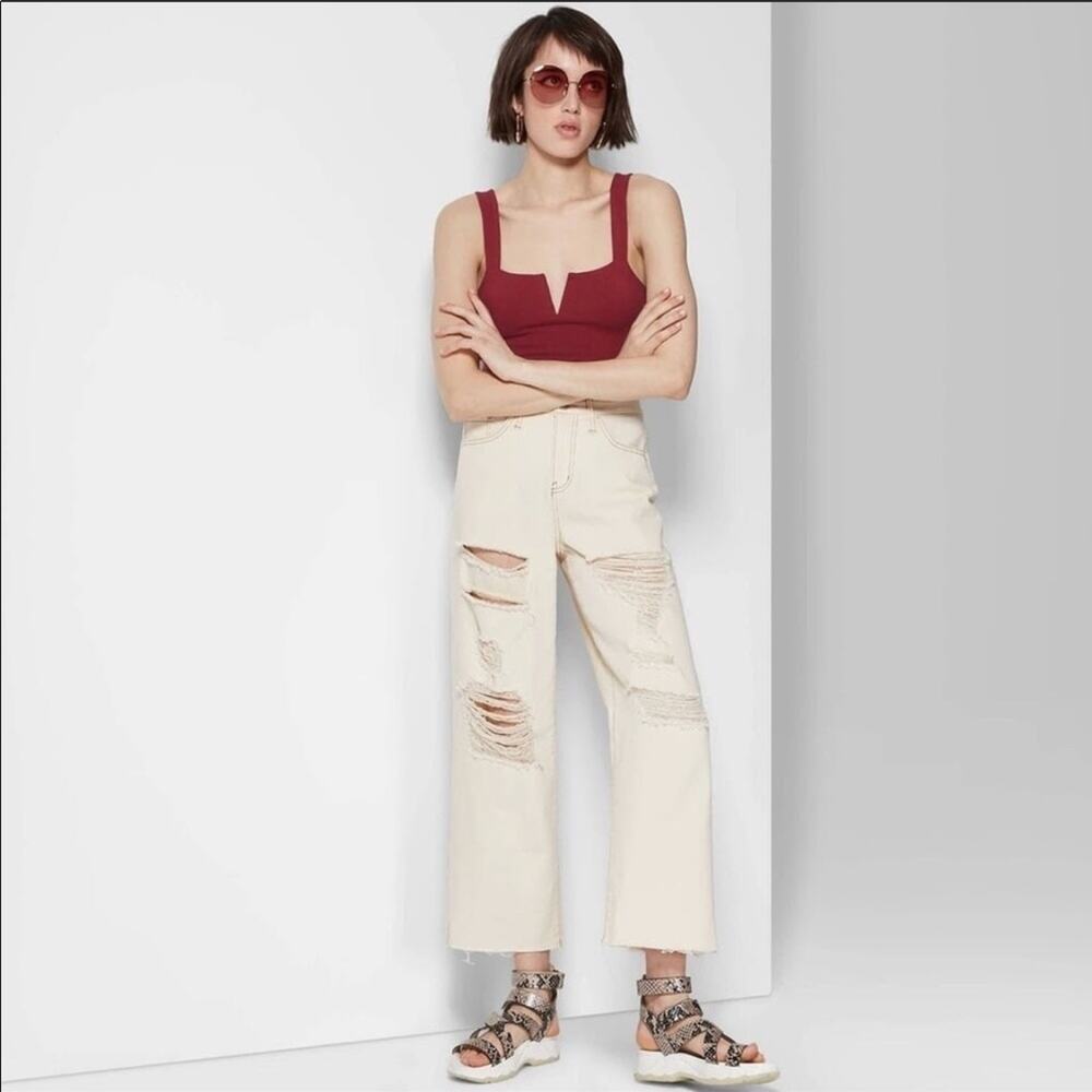 NEW Wild Fable high rise distressed jeans